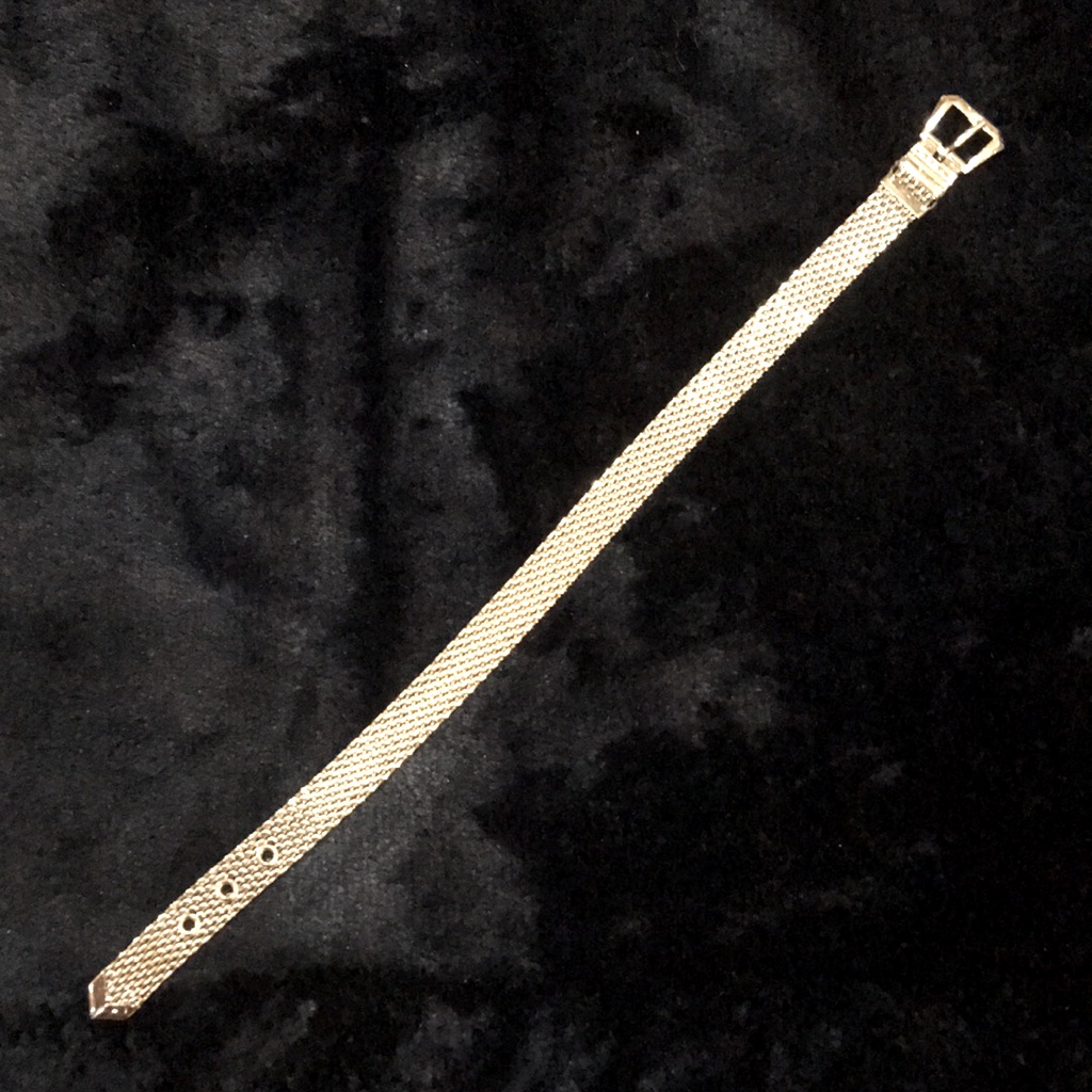Belt Bracelet  New  Silver Tone Belt Style
